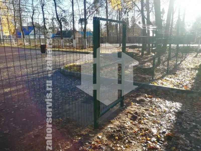 3D заборы для школы 140 метров высота 2,0м