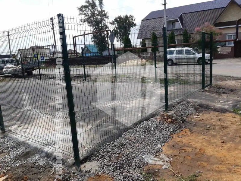 Металлический секционный 3Д забор 25 метров