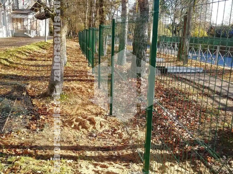 3D заборы для школы 140 метров высота 2,0м