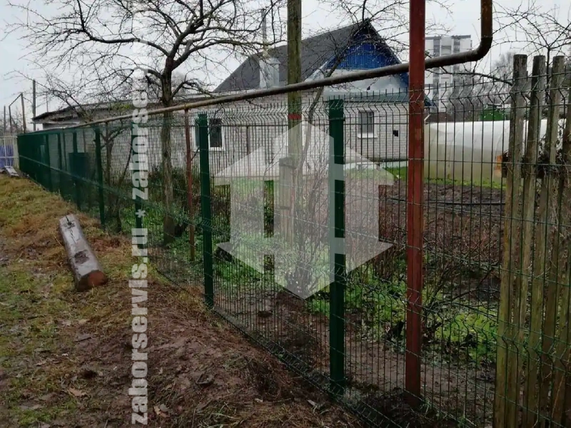 Металлический секционный 3Д забор 75 метров
