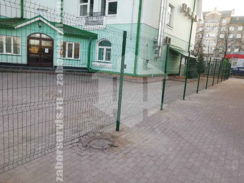 3D забор 110 метров зеленый 4мм