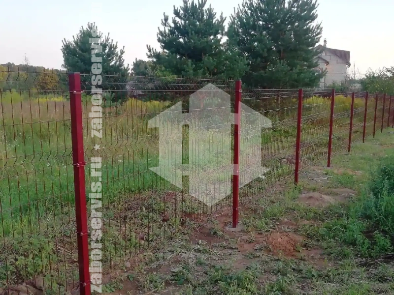 Забор из сетки гиттер 90 метров