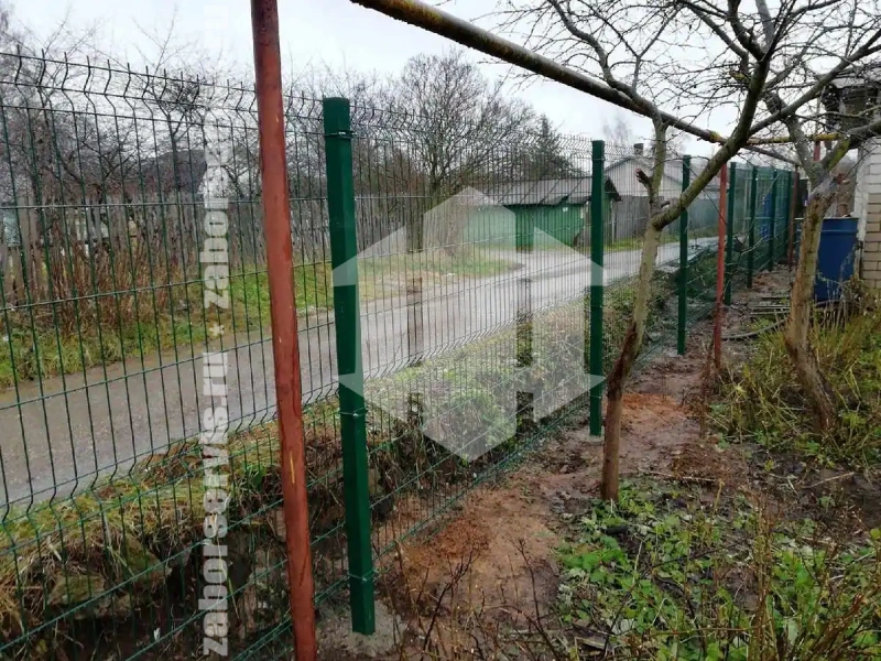 Металлический секционный 3Д забор 75 метров